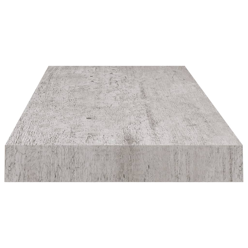 2 db betonszürke mdf fali polc 60 x 23,5 x 3,8 cm 2 db betonszürke mdf fali polc 60 x 23,5 x 3,8 cm