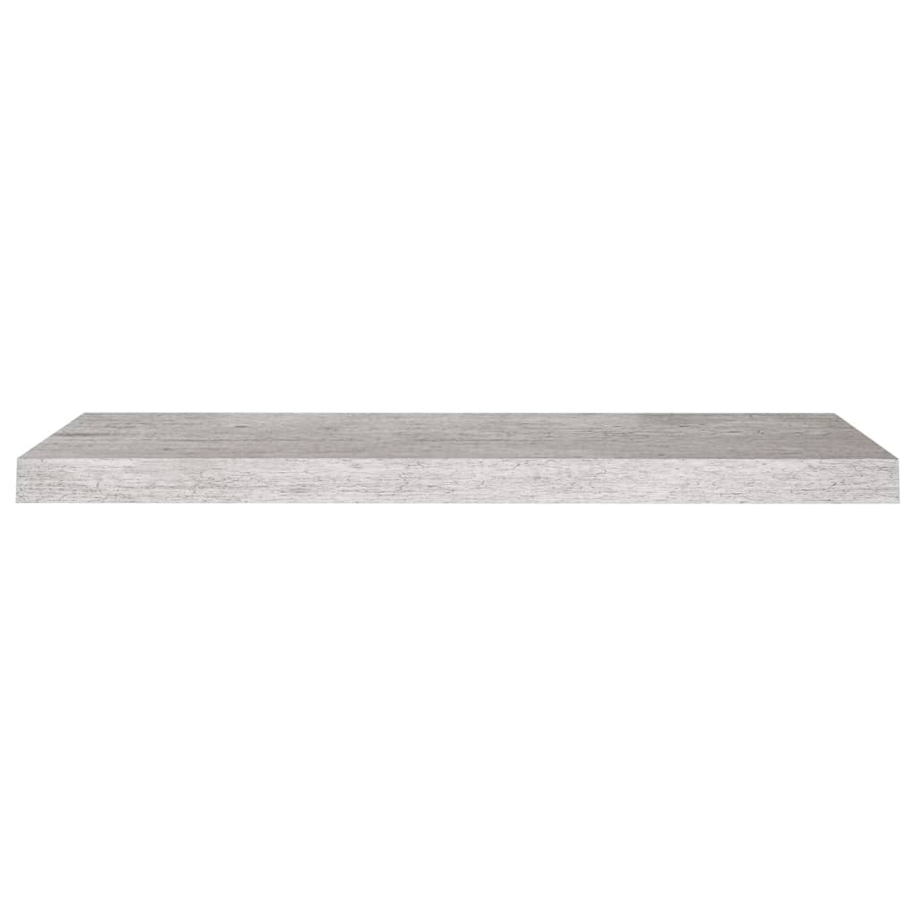 2 db betonszürke mdf lebegő fali polc 80 x 23,5 x 3,8 cm 2 db betonszürke mdf lebegő fali polc 80 x 23,5 x 3,8 cm