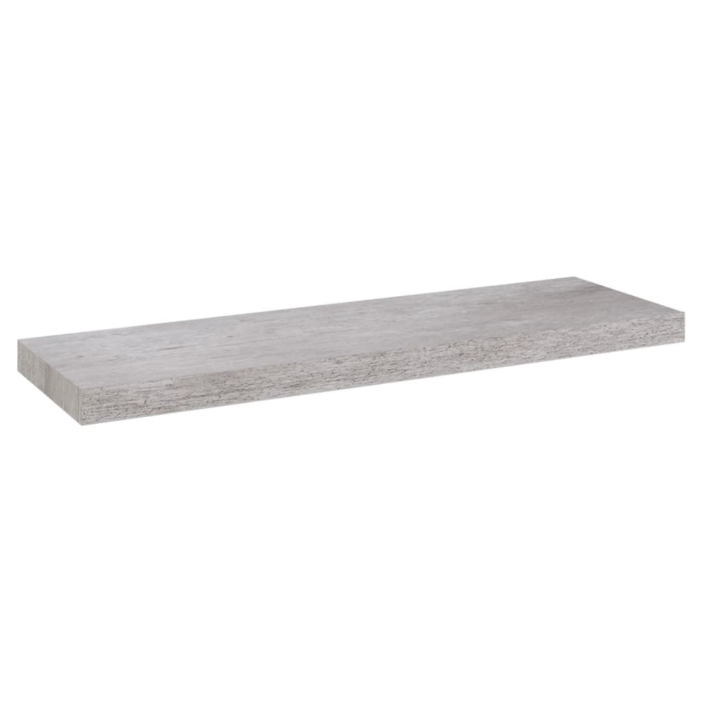 4 db betonszürke mdf lebegő fali polc 80 x 23,5 x 3,8 cm 4 db betonszürke mdf lebegő fali polc 80 x 23,5 x 3,8 cm