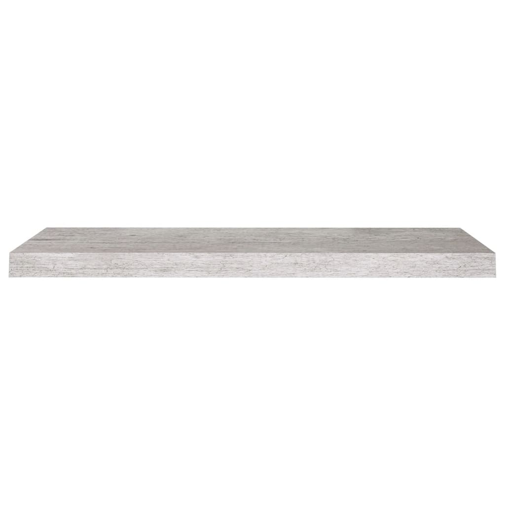 4 db betonszürke mdf lebegő fali polc 80 x 23,5 x 3,8 cm 4 db betonszürke mdf lebegő fali polc 80 x 23,5 x 3,8 cm