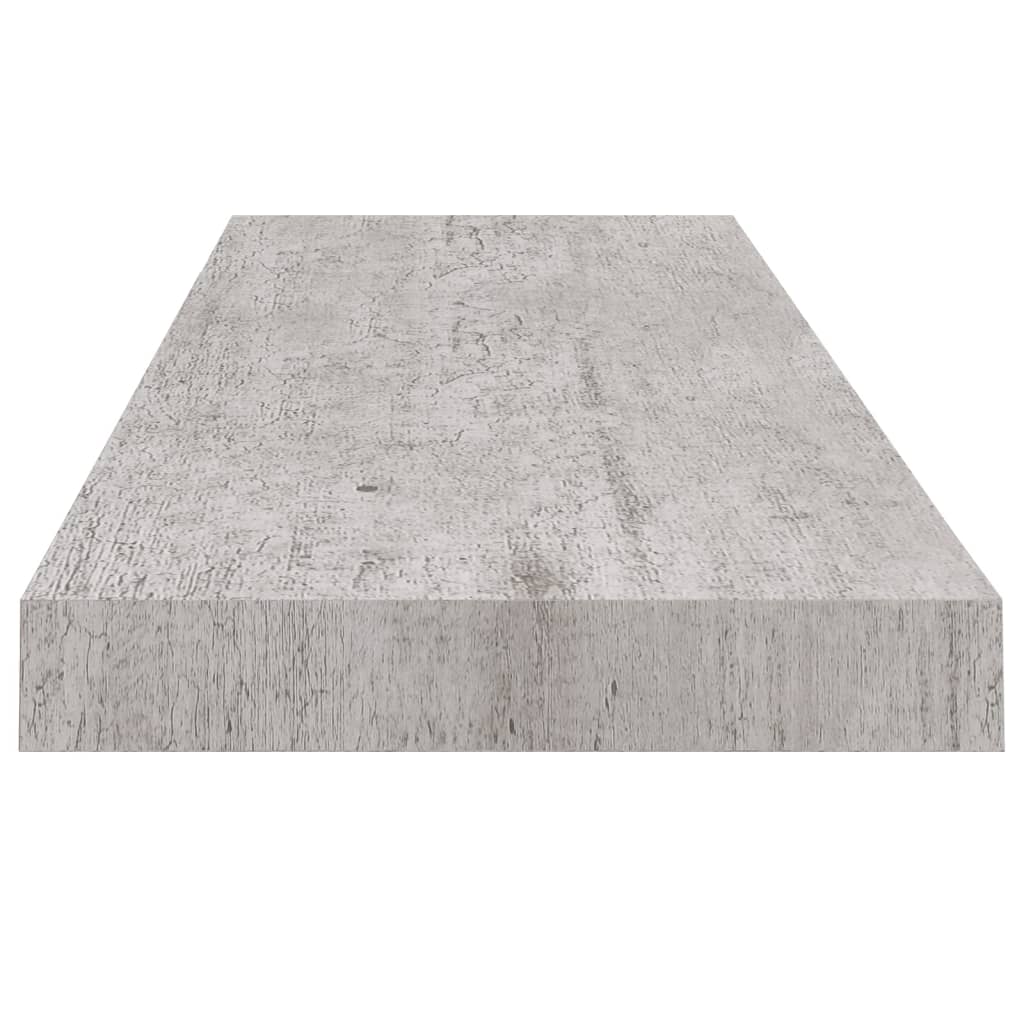 4 db betonszürke mdf lebegő fali polc 80 x 23,5 x 3,8 cm 4 db betonszürke mdf lebegő fali polc 80 x 23,5 x 3,8 cm