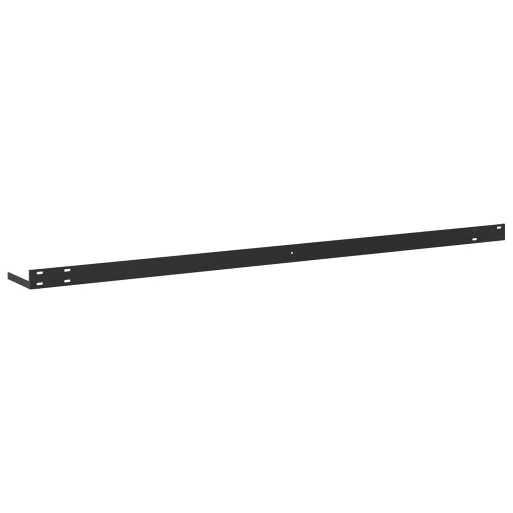 2 db betonszürke mdf lebegő fali polc 120 x 23,5 x 3,8 cm 2 db betonszürke mdf lebegő fali polc 120 x 23,5 x 3,8 cm