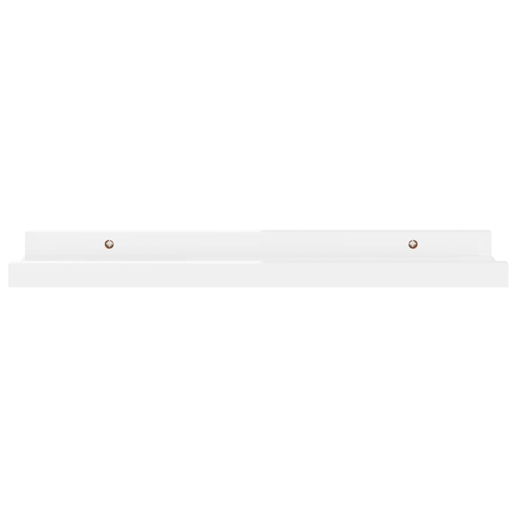 2 db magasfényű fehér fali polc 40 x 9 x 3 cm 2 db magasfényű fehér fali polc 40 x 9 x 3 cm