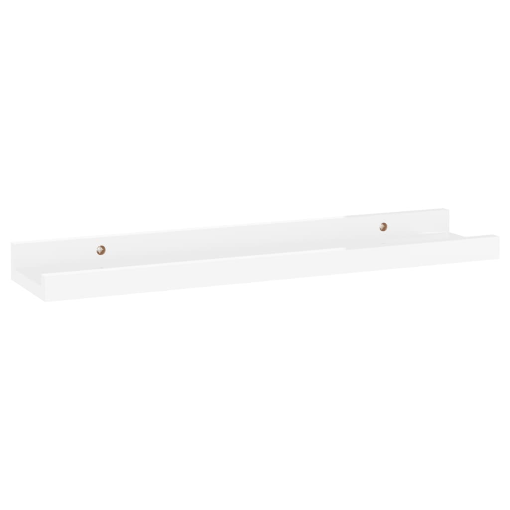 2 db magasfényű fehér fali polc 40 x 9 x 3 cm 2 db magasfényű fehér fali polc 40 x 9 x 3 cm