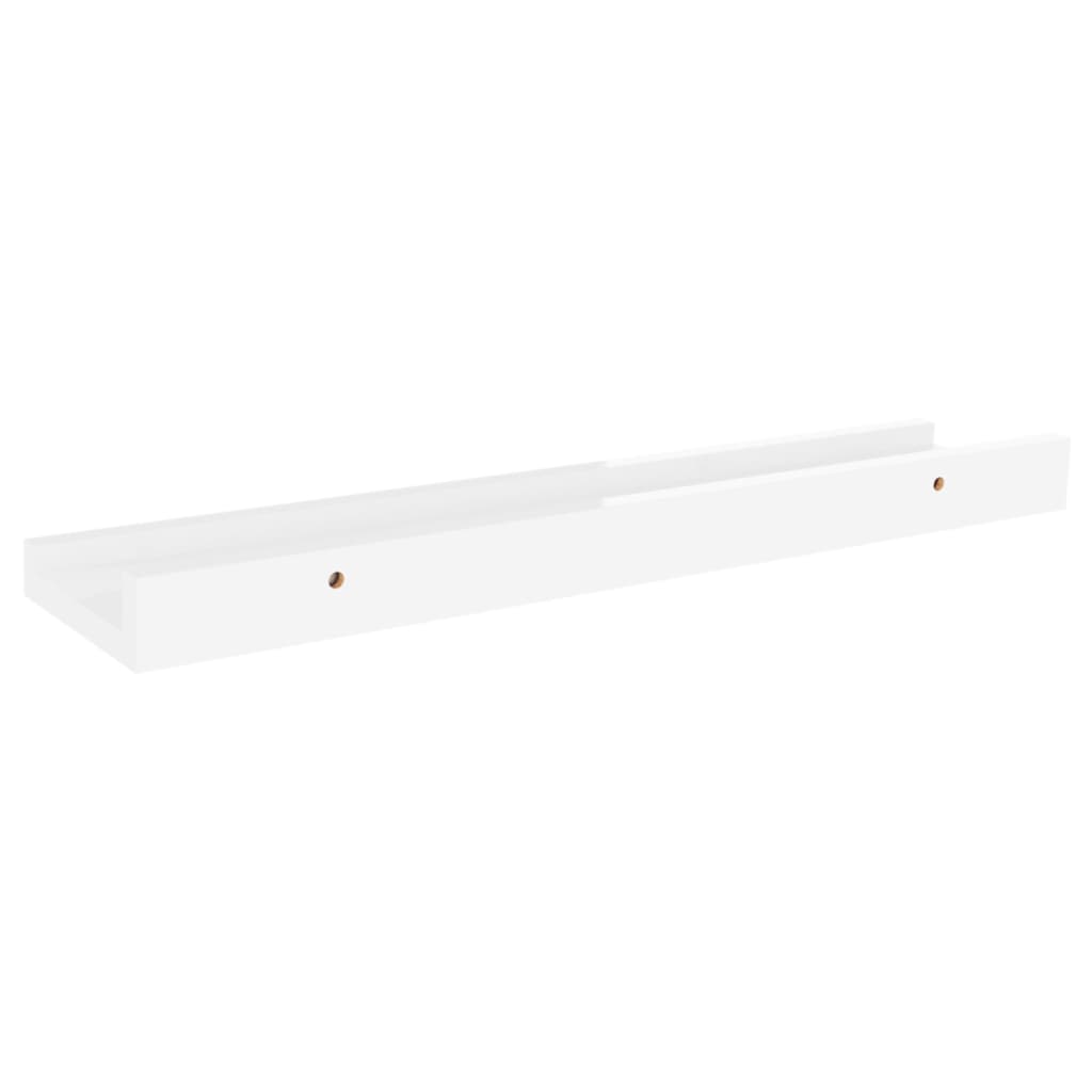 2 db magasfényű fehér fali polc 40 x 9 x 3 cm 2 db magasfényű fehér fali polc 40 x 9 x 3 cm