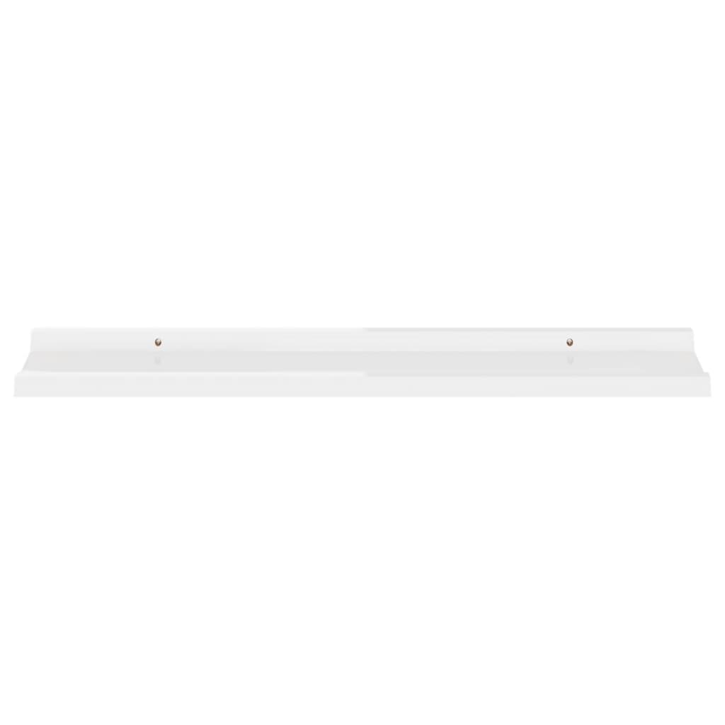 2 db magasfényű fehér fali polc 80 x 9 x 3 cm 2 db magasfényű fehér fali polc 80 x 9 x 3 cm
