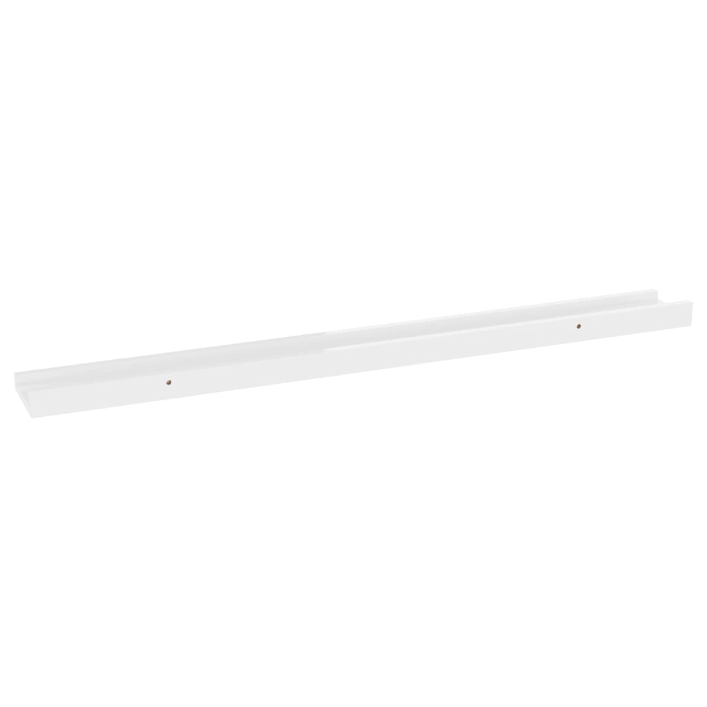 2 db magasfényű fehér fali polc 80 x 9 x 3 cm 2 db magasfényű fehér fali polc 80 x 9 x 3 cm