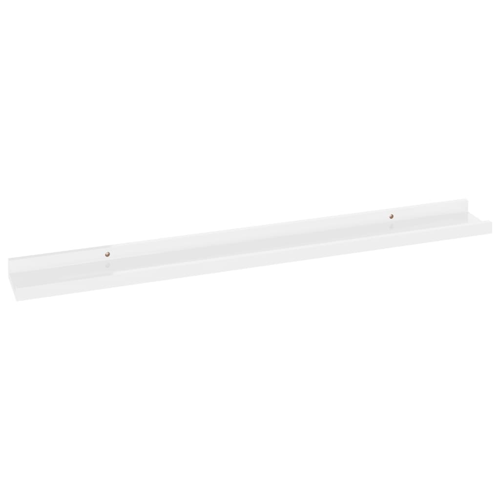 2 db magasfényű fehér fali polc 80 x 9 x 3 cm 2 db magasfényű fehér fali polc 80 x 9 x 3 cm