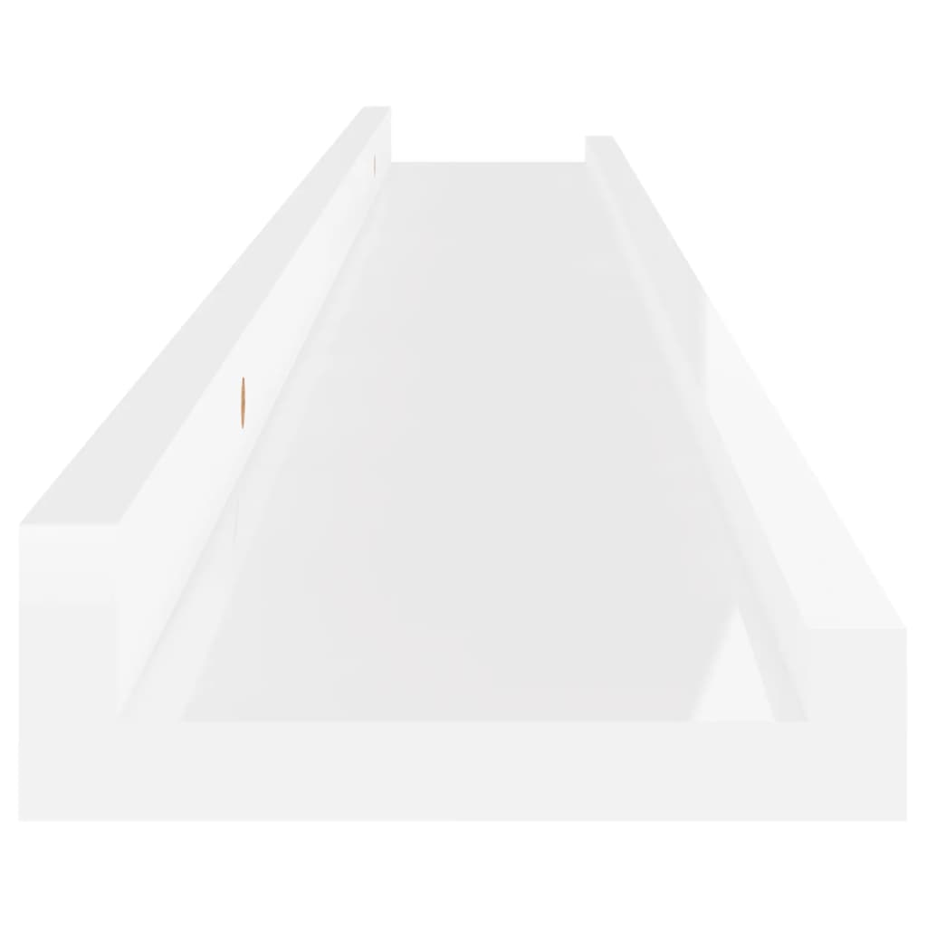 2 db magasfényű fehér fali polc 80 x 9 x 3 cm 2 db magasfényű fehér fali polc 80 x 9 x 3 cm