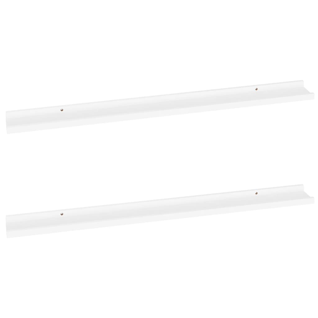 2 db fehér fali polc 100 x 9 x 3 cm 2 db fehér fali polc 100 x 9 x 3 cm