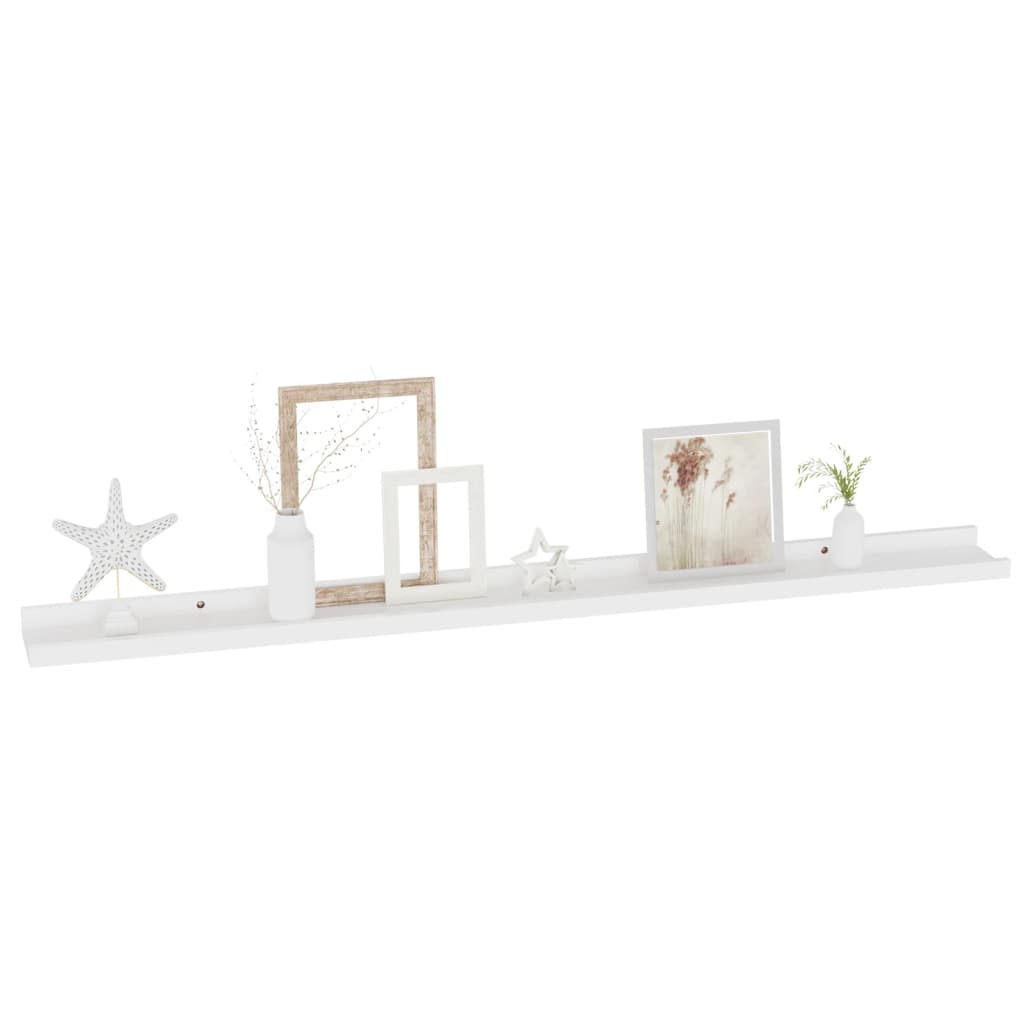 2 db fehér fali polc 100 x 9 x 3 cm 2 db fehér fali polc 100 x 9 x 3 cm