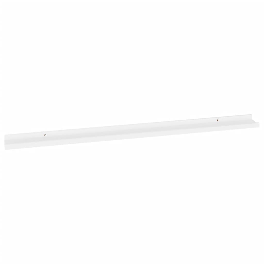 2 db fehér fali polc 115 x 9 x 3 cm 2 db fehér fali polc 115 x 9 x 3 cm
