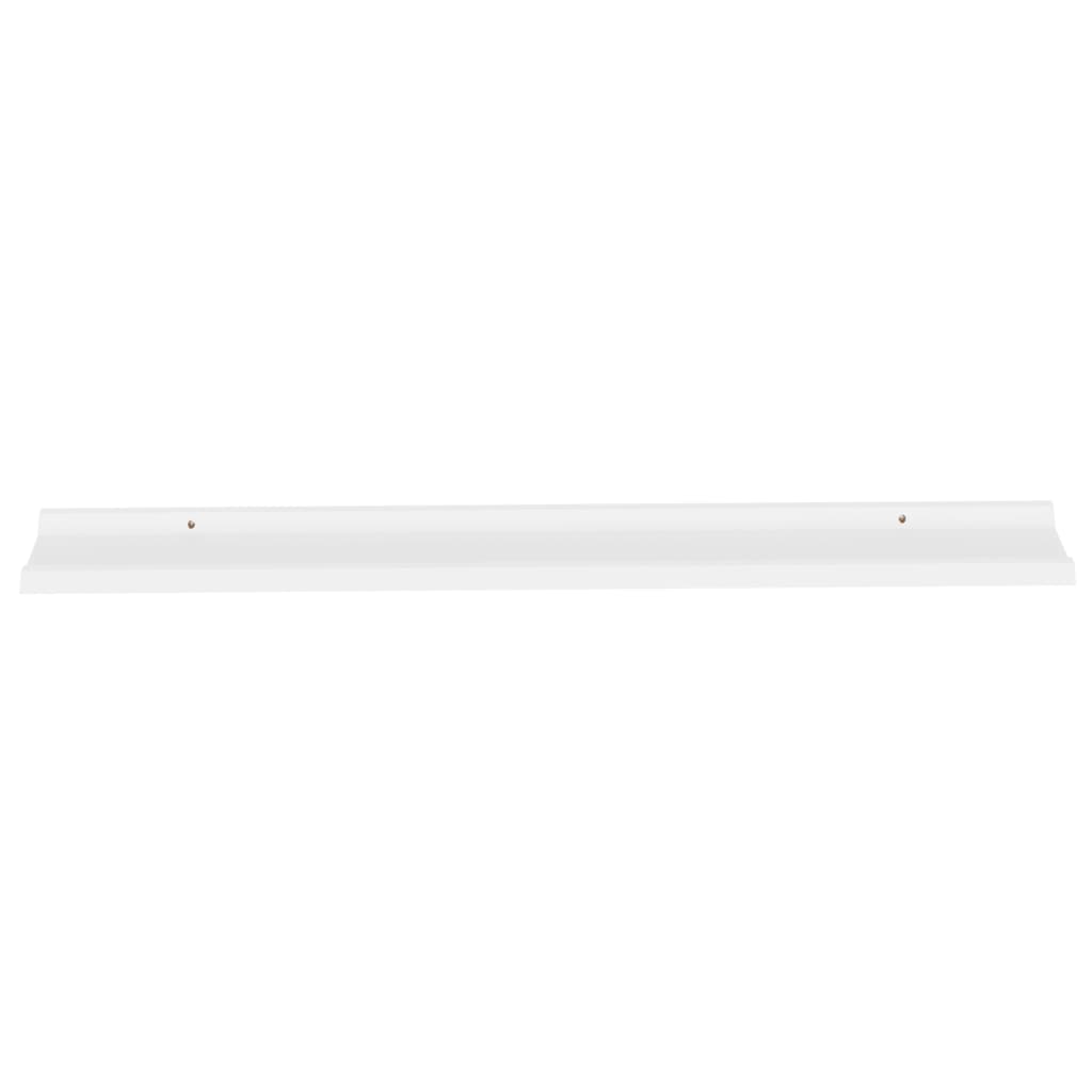 2 db fehér fali polc 115 x 9 x 3 cm 2 db fehér fali polc 115 x 9 x 3 cm