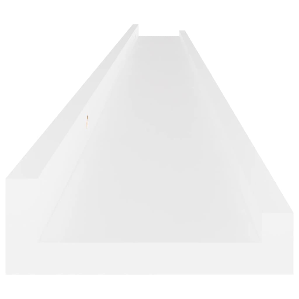 2 db fehér fali polc 115 x 9 x 3 cm 2 db fehér fali polc 115 x 9 x 3 cm