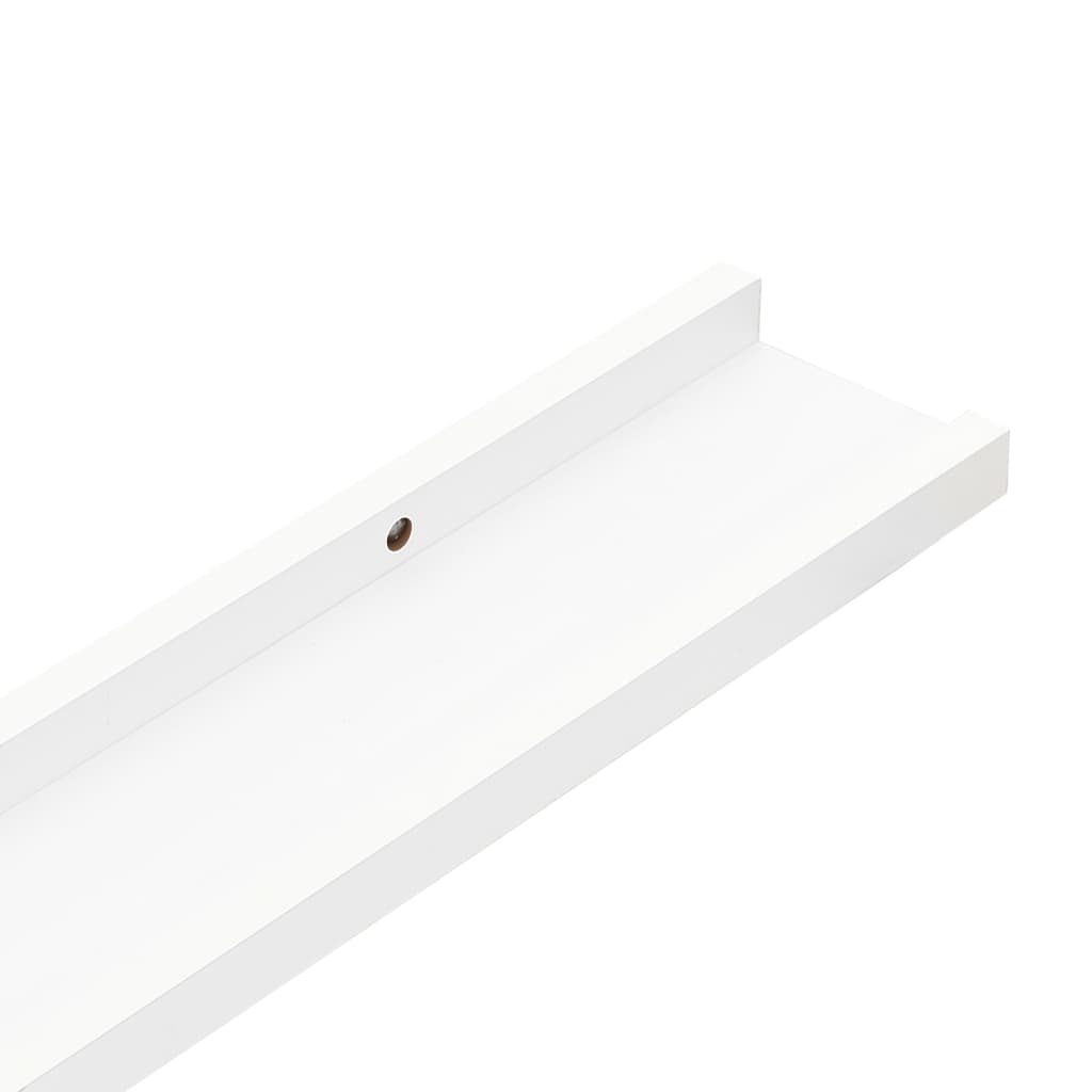 2 db fehér fali polc 115 x 9 x 3 cm 2 db fehér fali polc 115 x 9 x 3 cm
