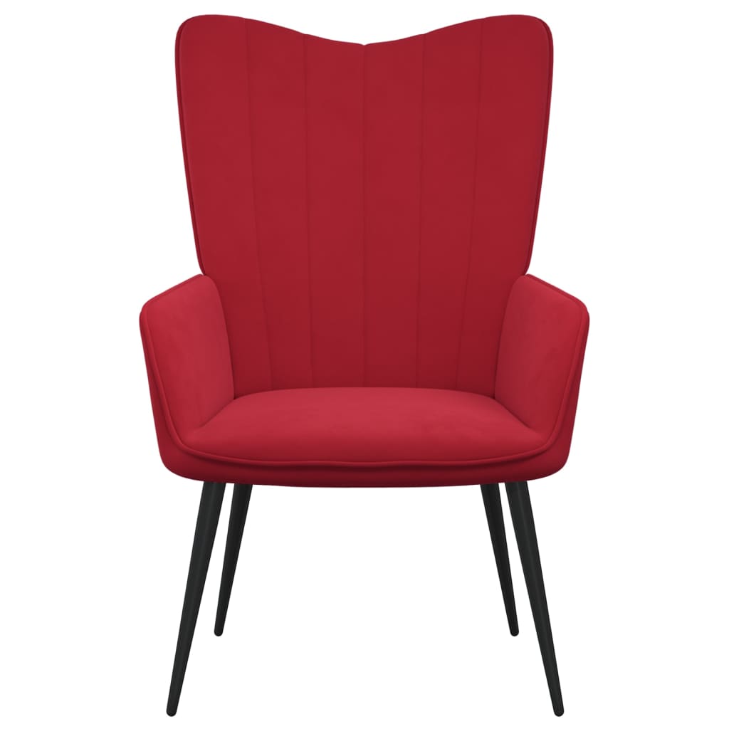 Bordó bársony pihenőszék