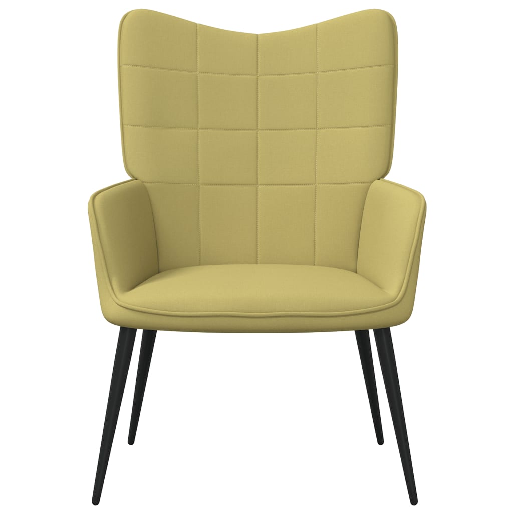 Zöld szövet pihenőfotel 62 x 68,5 x 96 cm