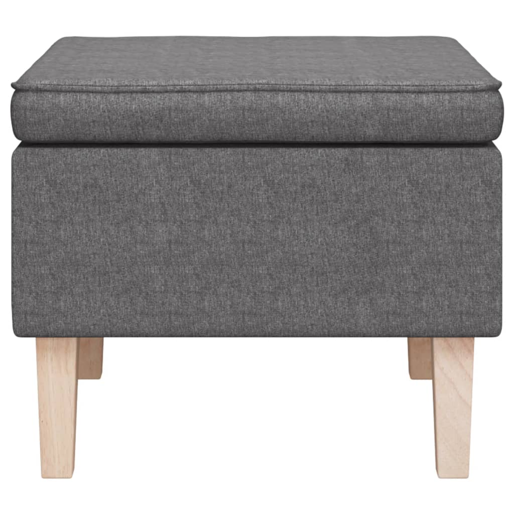 Világosszürke szövet szék falábakkal