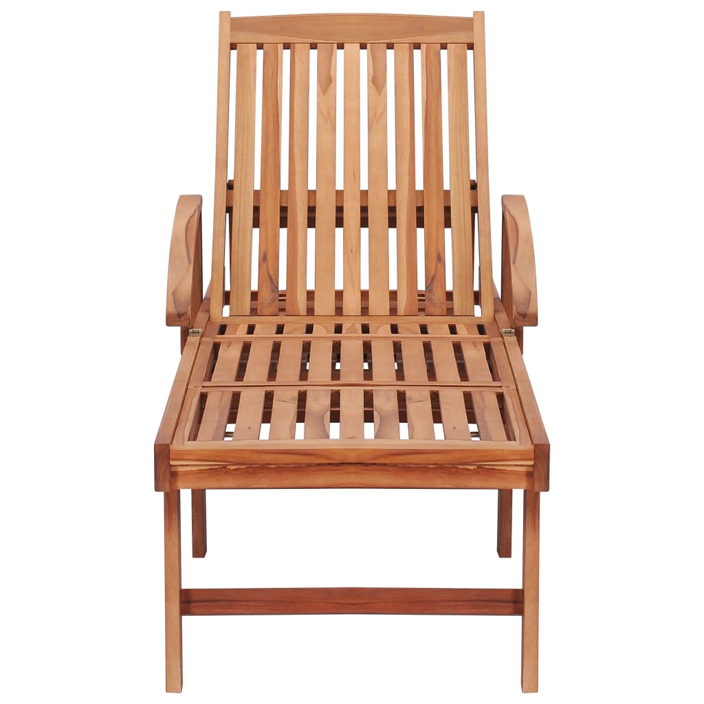 2 db tömör tíkfa napozóágy tópszínű párnával