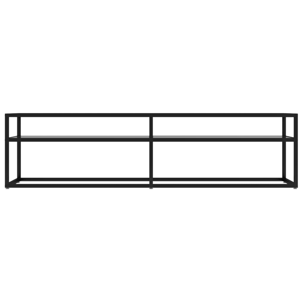 Átlátszó edzett üveg tv-szekrény 160 x 40 x 40,5 cm