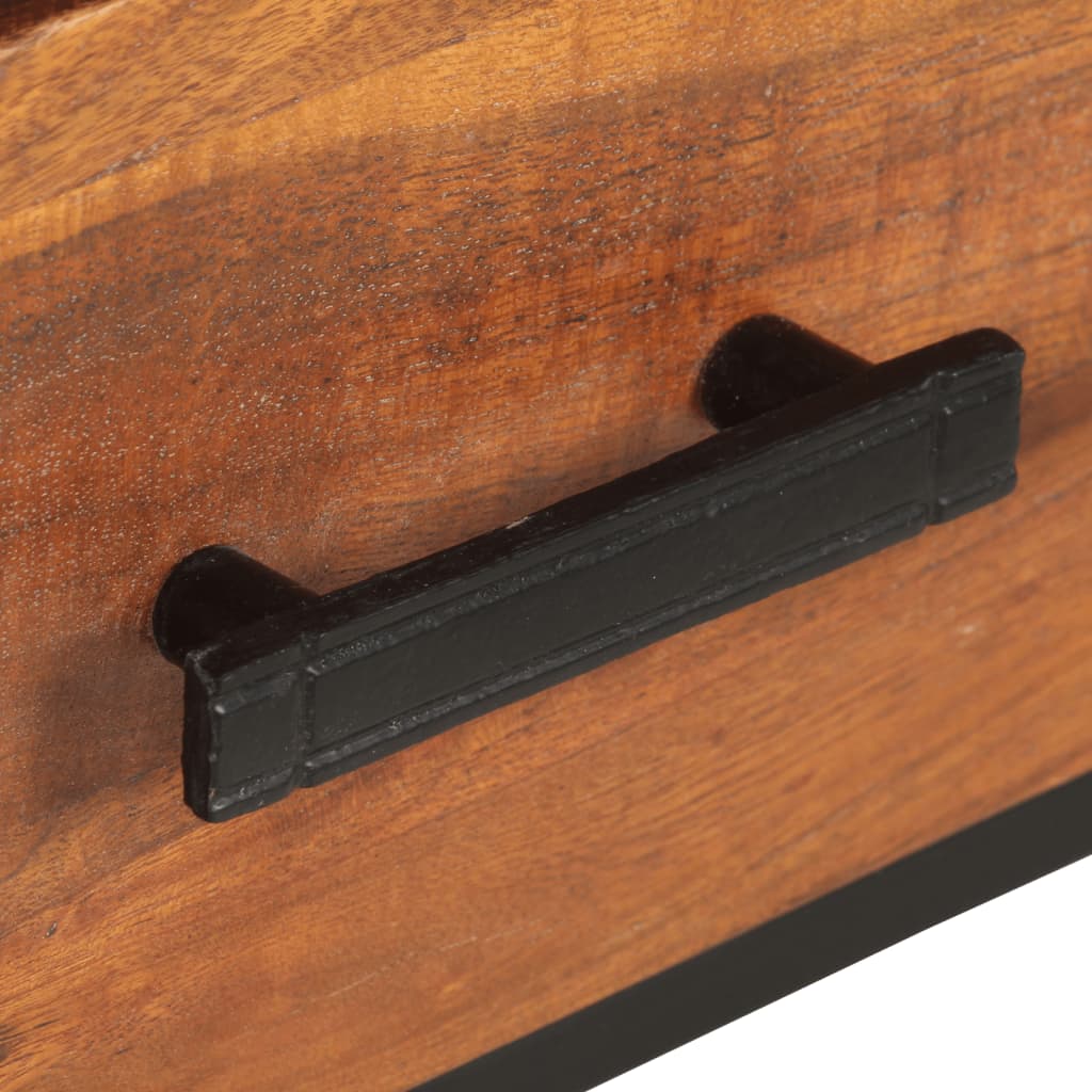 Tömör akácfa tv-szekrény 110 x 30 x 45 cm Tömör akácfa tv-szekrény 110 x 30 x 45 cm
