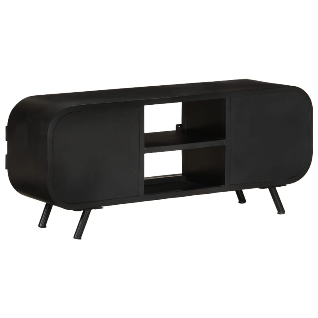 Tömör újrahasznosított fa tv-szekrény 110 x 30 x 45 cm
