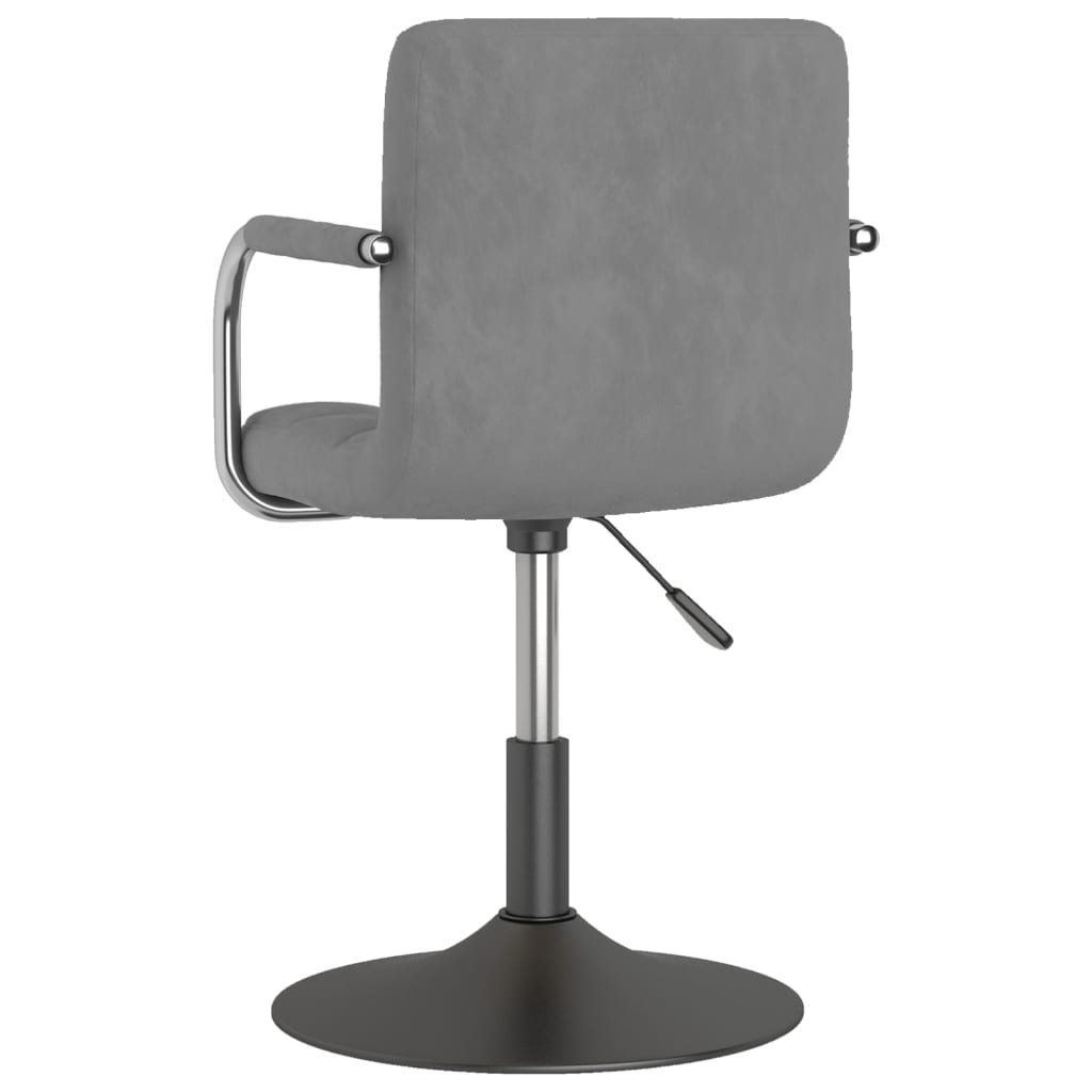 Világosszürke bársony bárszék