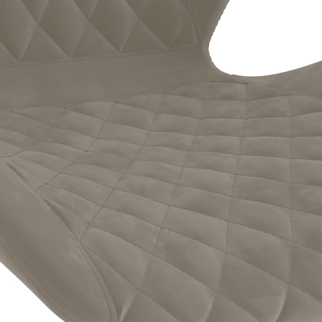 2 db világosszürke bársony bárszék