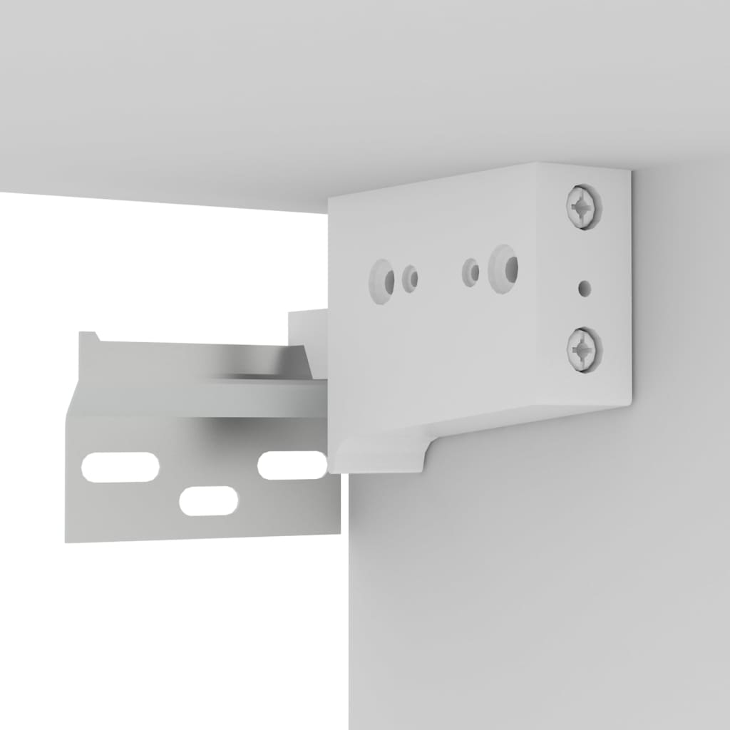 Fehér forgácslap függő tv -szekrény 100 x 30 x 26,5 cm