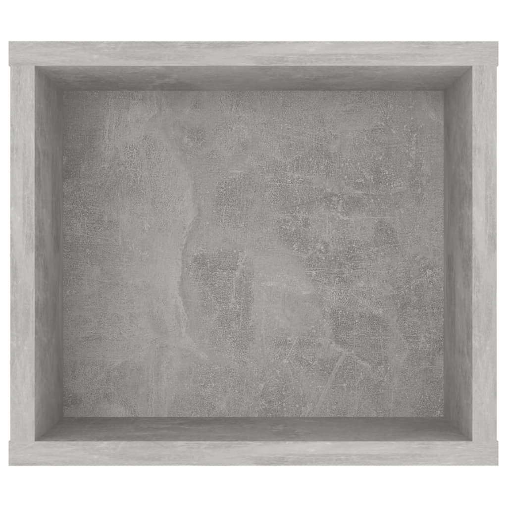 Betonszürke forgácslap függő tv-szekrény 100 x 30 x 26,5 cm