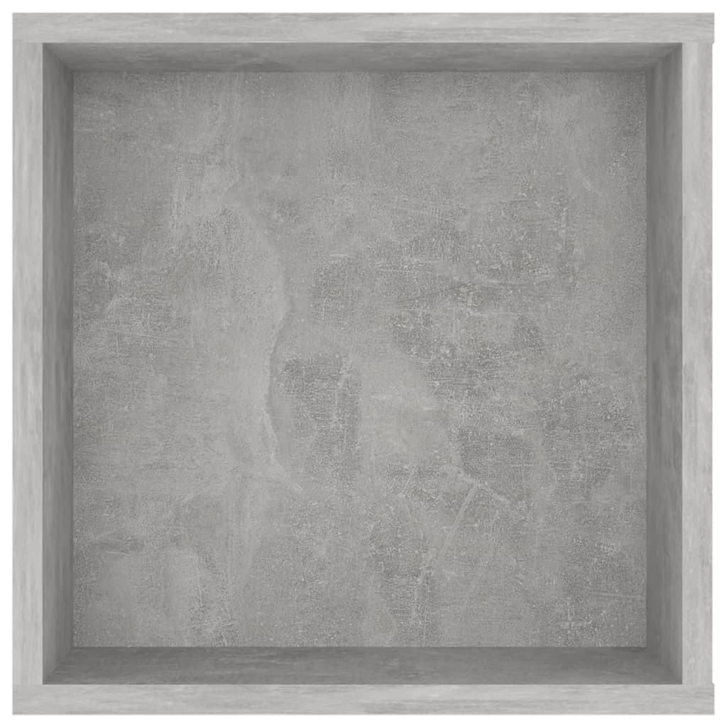 Betonszürke falra szerelhető tv-szekrény 102 x 35 x 35 cm