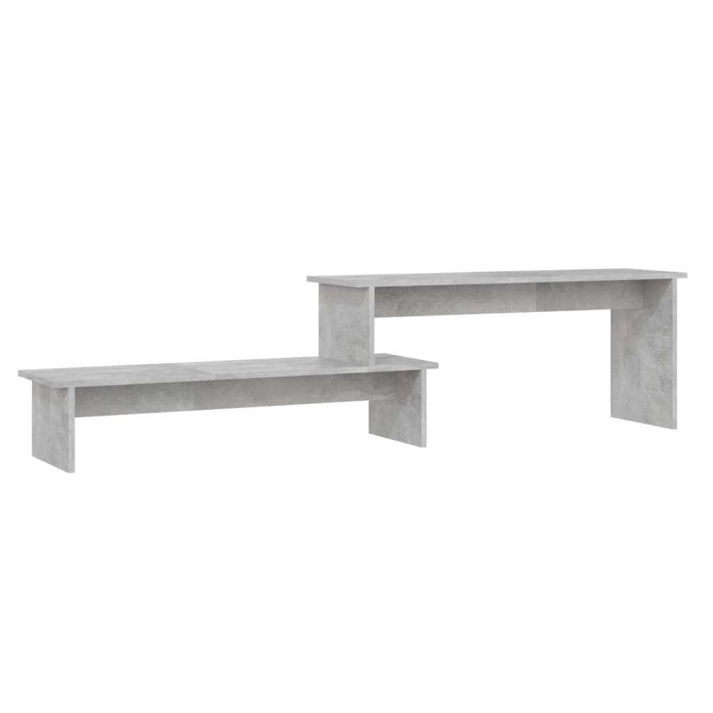 Betonszürke forgácslap tv-szekrény 180 x 30 x 43 cm Betonszürke forgácslap tv-szekrény 180 x 30 x 43 cm