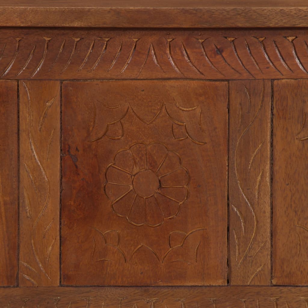 Tömör mangófa tárolóláda 110 x 30 x 40 cm