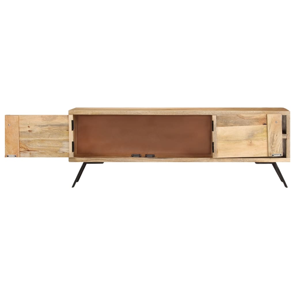 Tömör mangófa tv-szekrény 110 x 30 x 40 cm