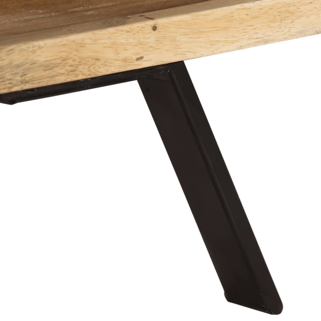 Tömör mangófa tv-szekrény 110 x 30 x 40 cm