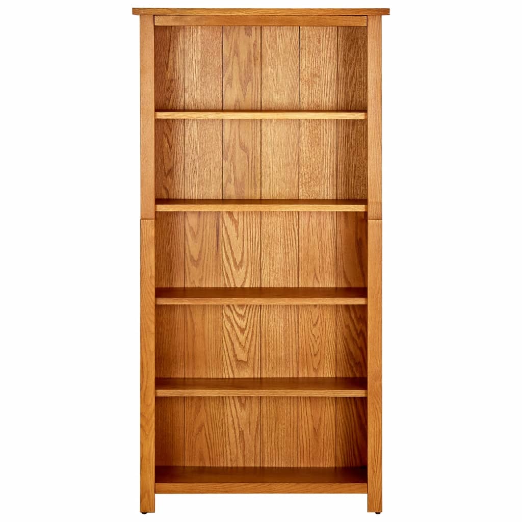 5 szintes tömör tölgyfa könyvespolc 70 x 22 x 140 cm 5 szintes tömör tölgyfa könyvespolc 70 x 22 x 140 cm
