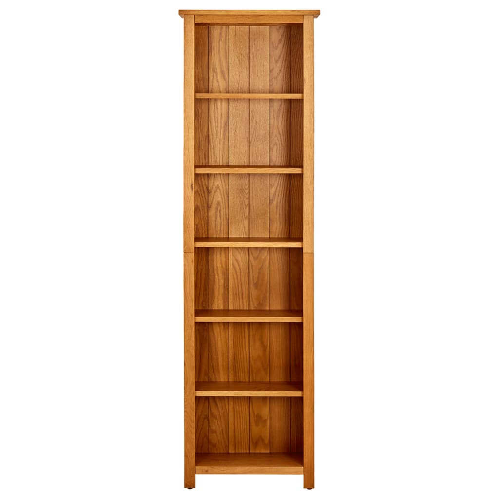 6 szintes tömör tölgyfa könyvespolc 52 x 22 x 180 cm 6 szintes tömör tölgyfa könyvespolc 52 x 22 x 180 cm