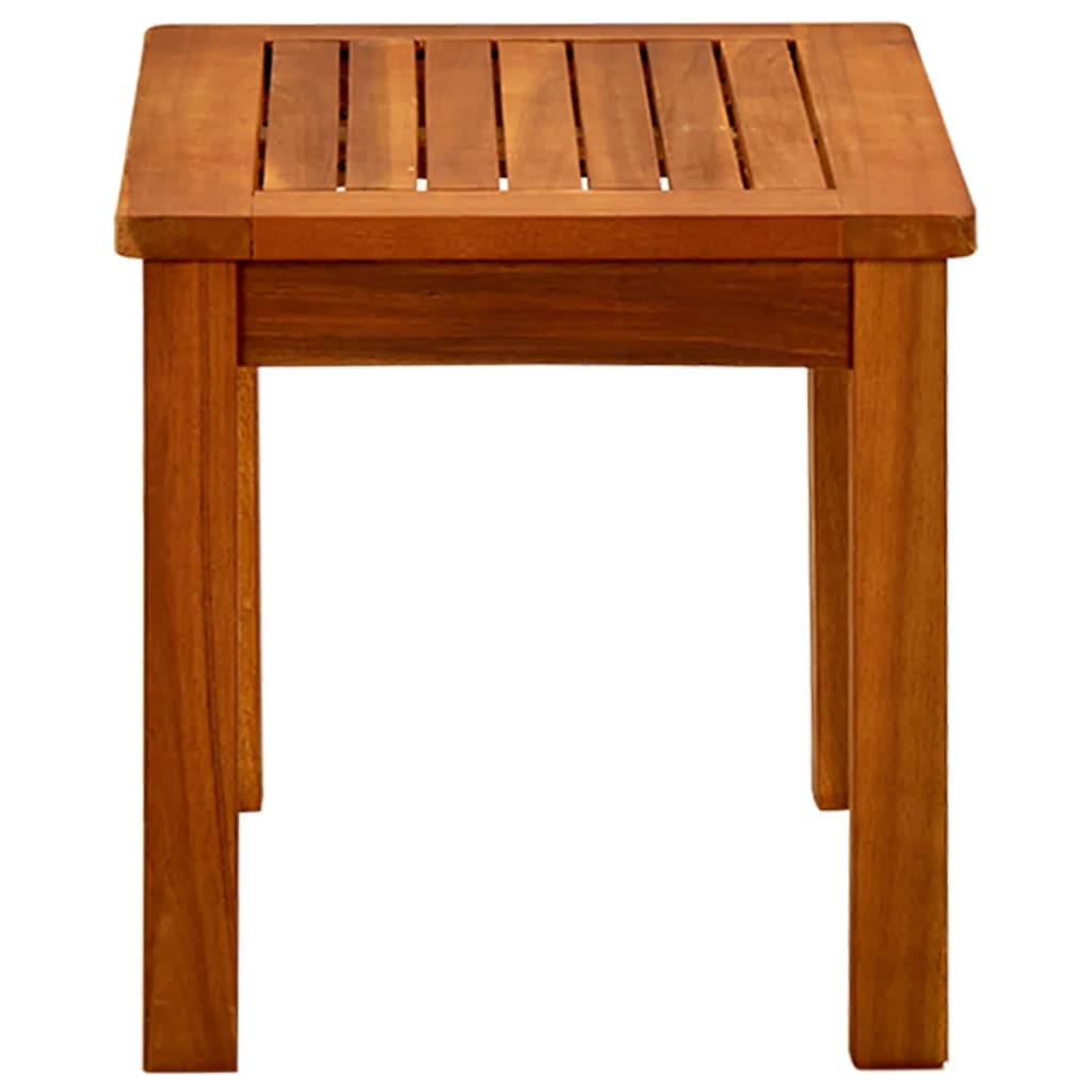 Tömör akácfa kerti dohányzóasztal 50 x 35 x 36 cm