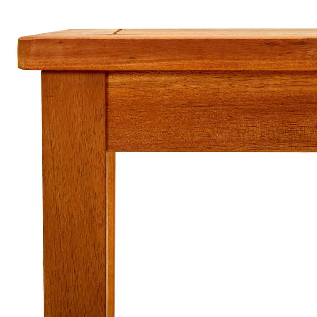 Tömör akácfa kerti dohányzóasztal 90 x 50 x 36 cm