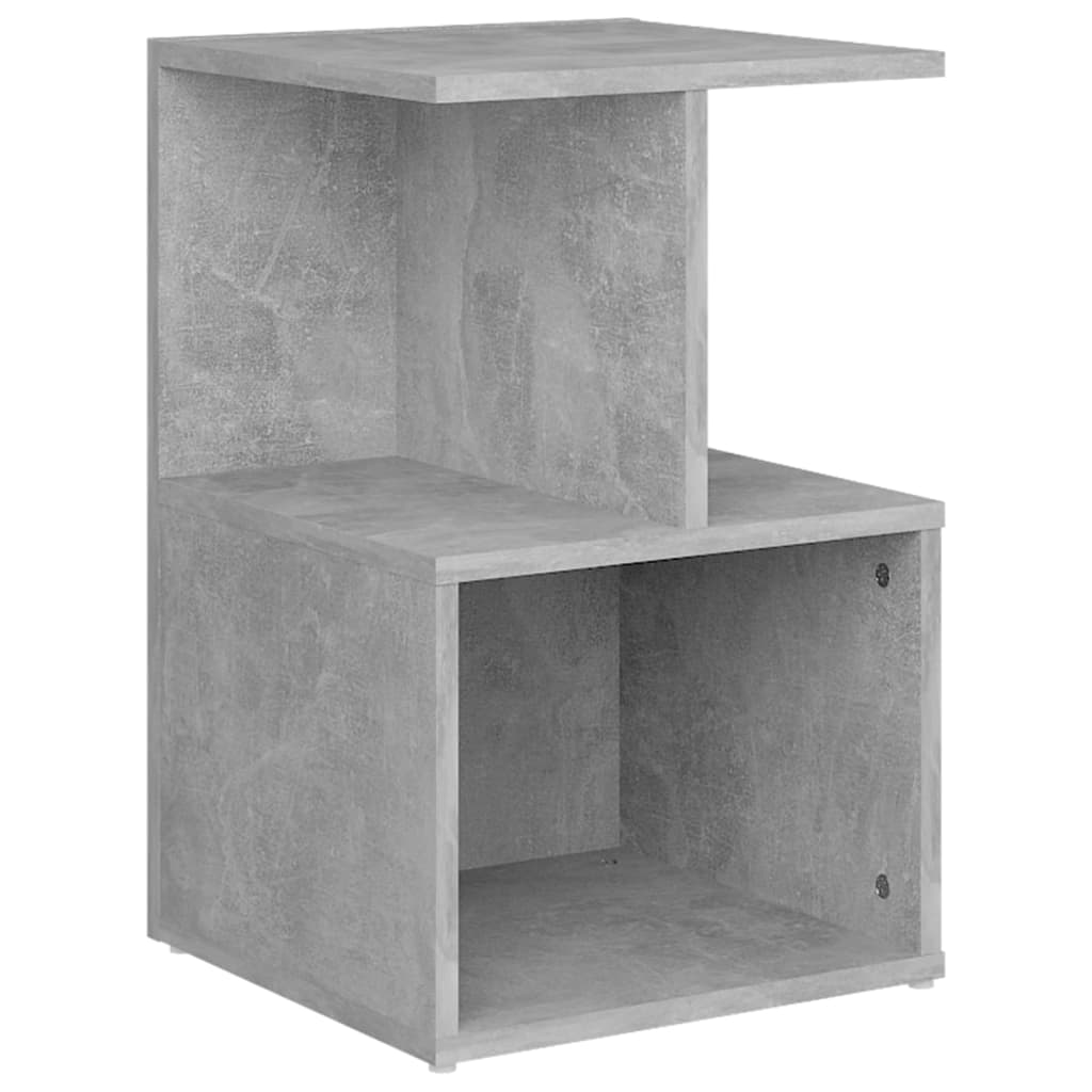 Betonszürke forgácslap éjjeliszekrény 35 x 35 x 55 cm