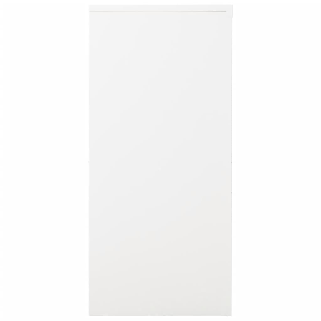 Fehér acél tolóajtós szekrény 90 x 40 x 90 cm Fehér acél tolóajtós szekrény 90 x 40 x 90 cm