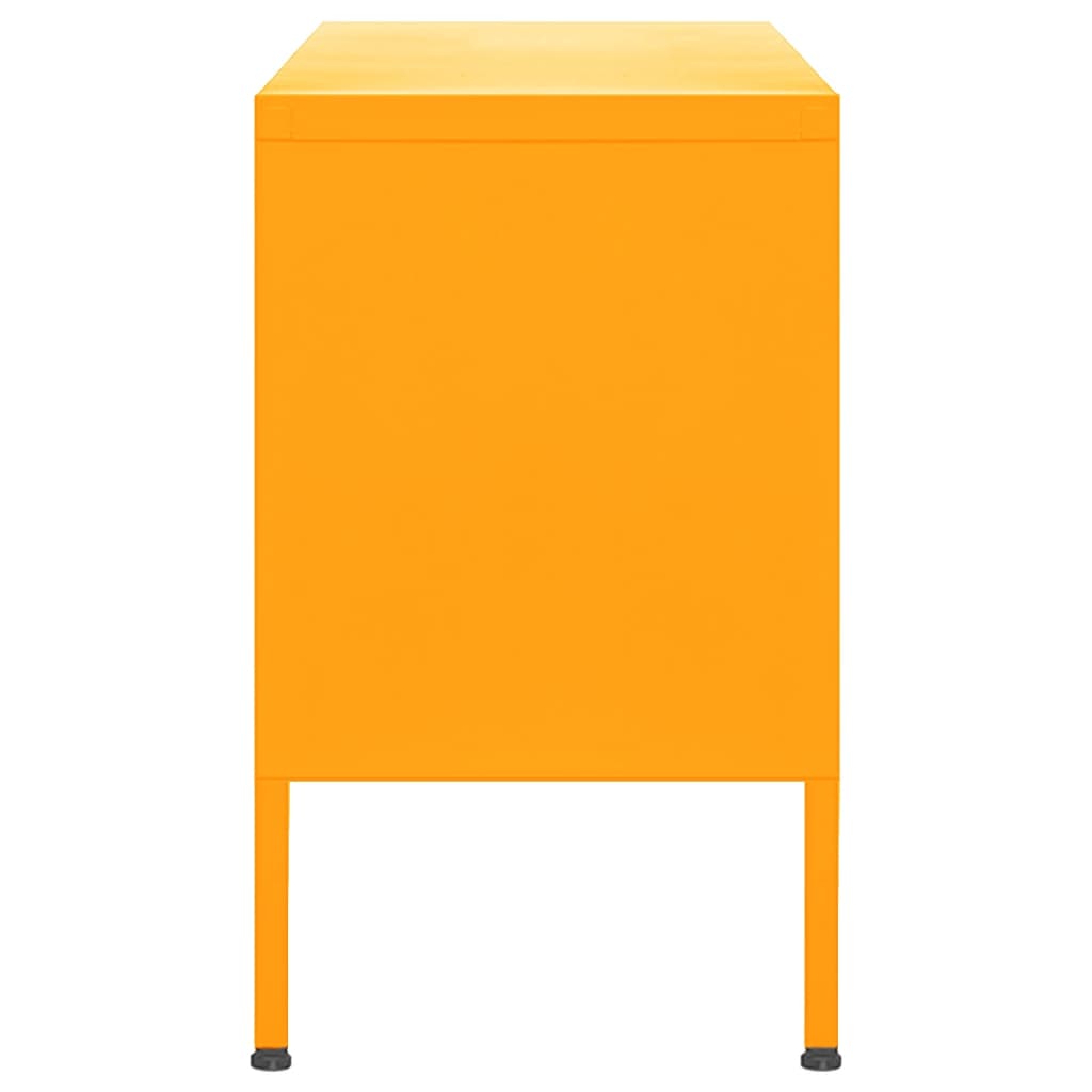 Mustársárga acél tv szekrény105 x 35 x 50 cm