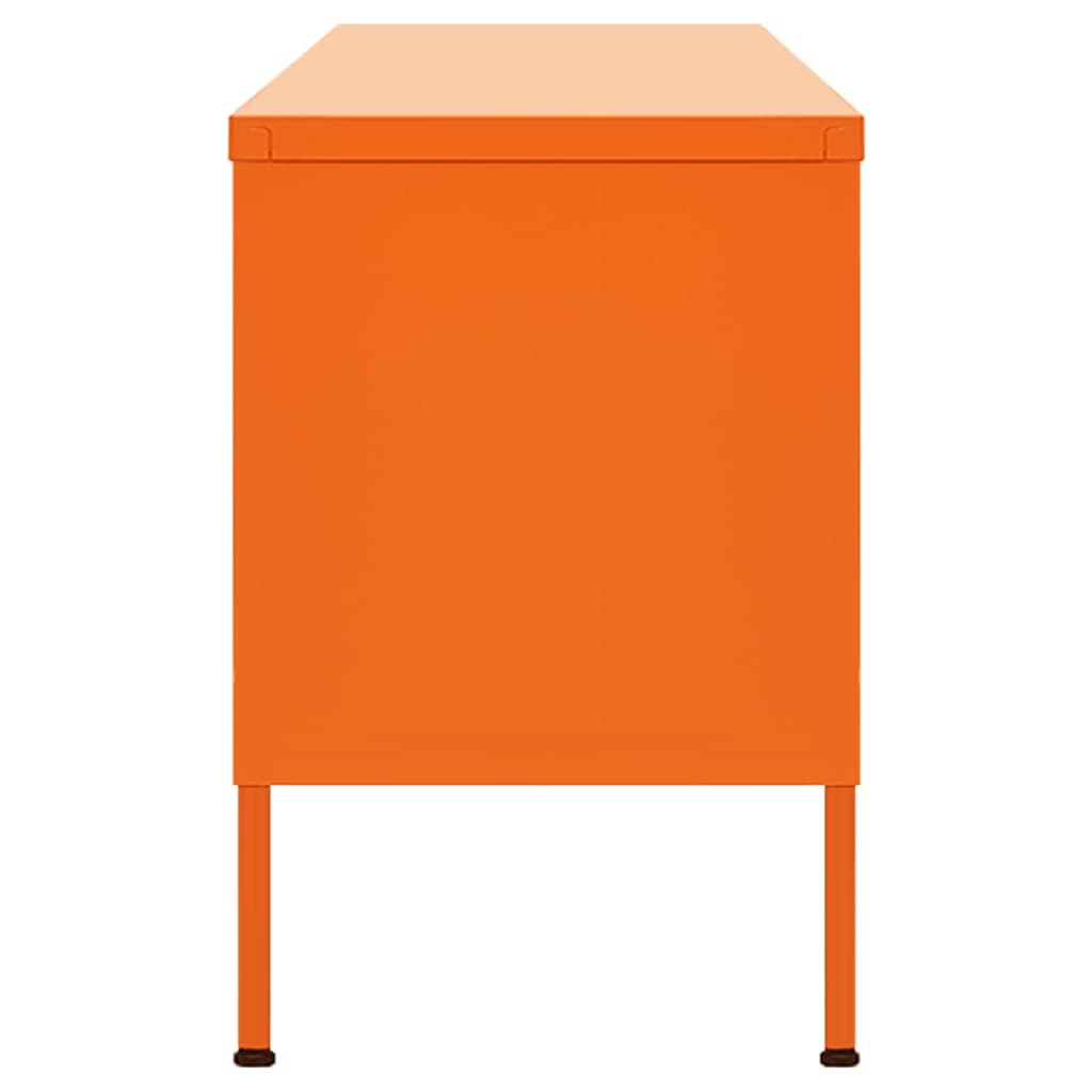 Narancssárga acél tv-szekrény 105 x 35 x 50 cm Narancssárga acél tv-szekrény 105 x 35 x 50 cm