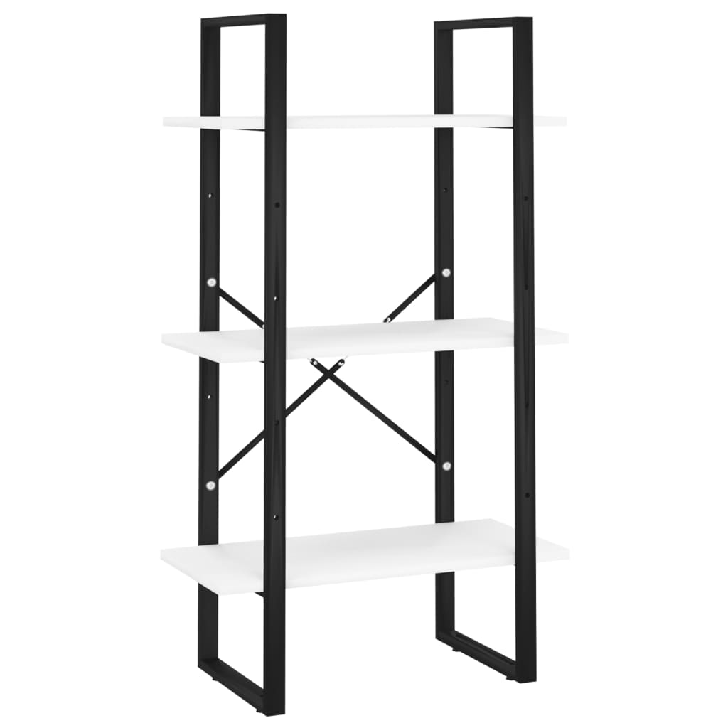 Fehér forgácslap tárolópolc 60 x 30 x 105 cm