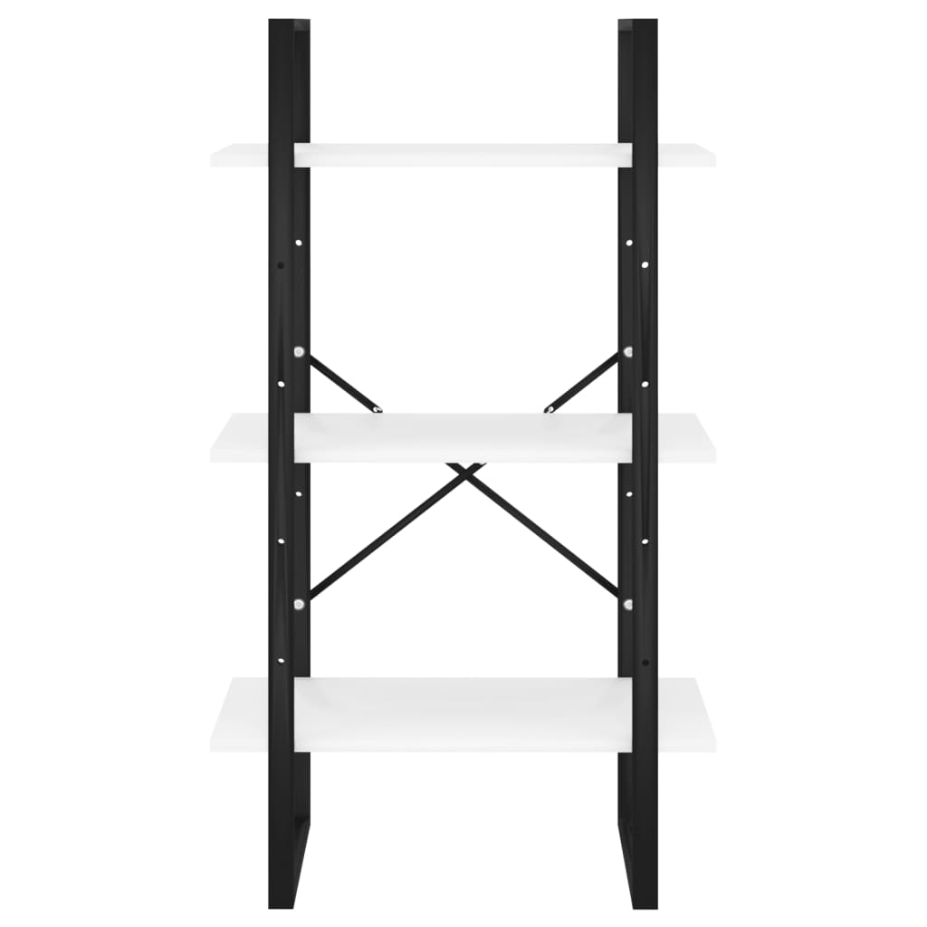 Fehér forgácslap tárolópolc 60 x 30 x 105 cm