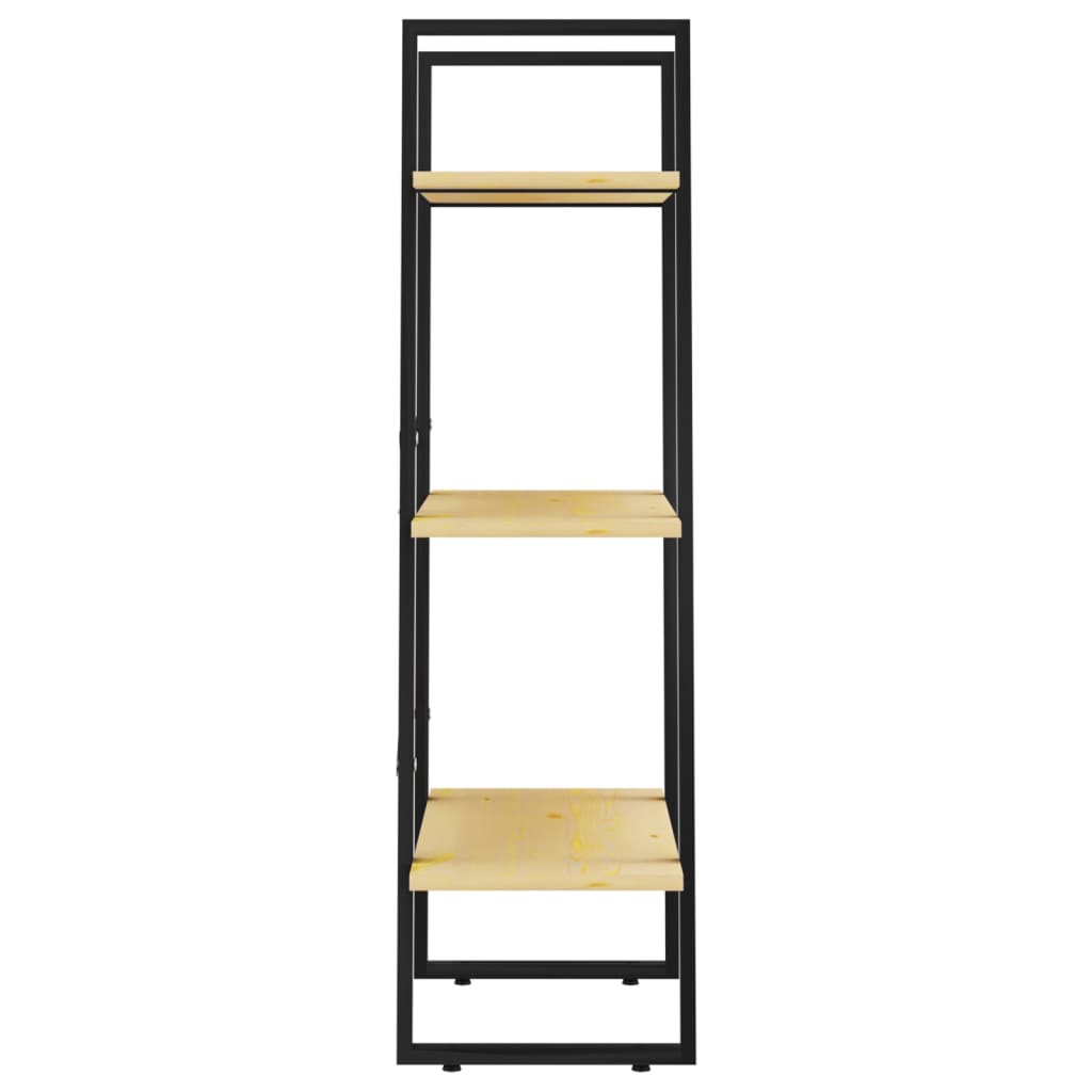 Tömör fenyőfa tárolópolc 60 x 30 x 105 cm