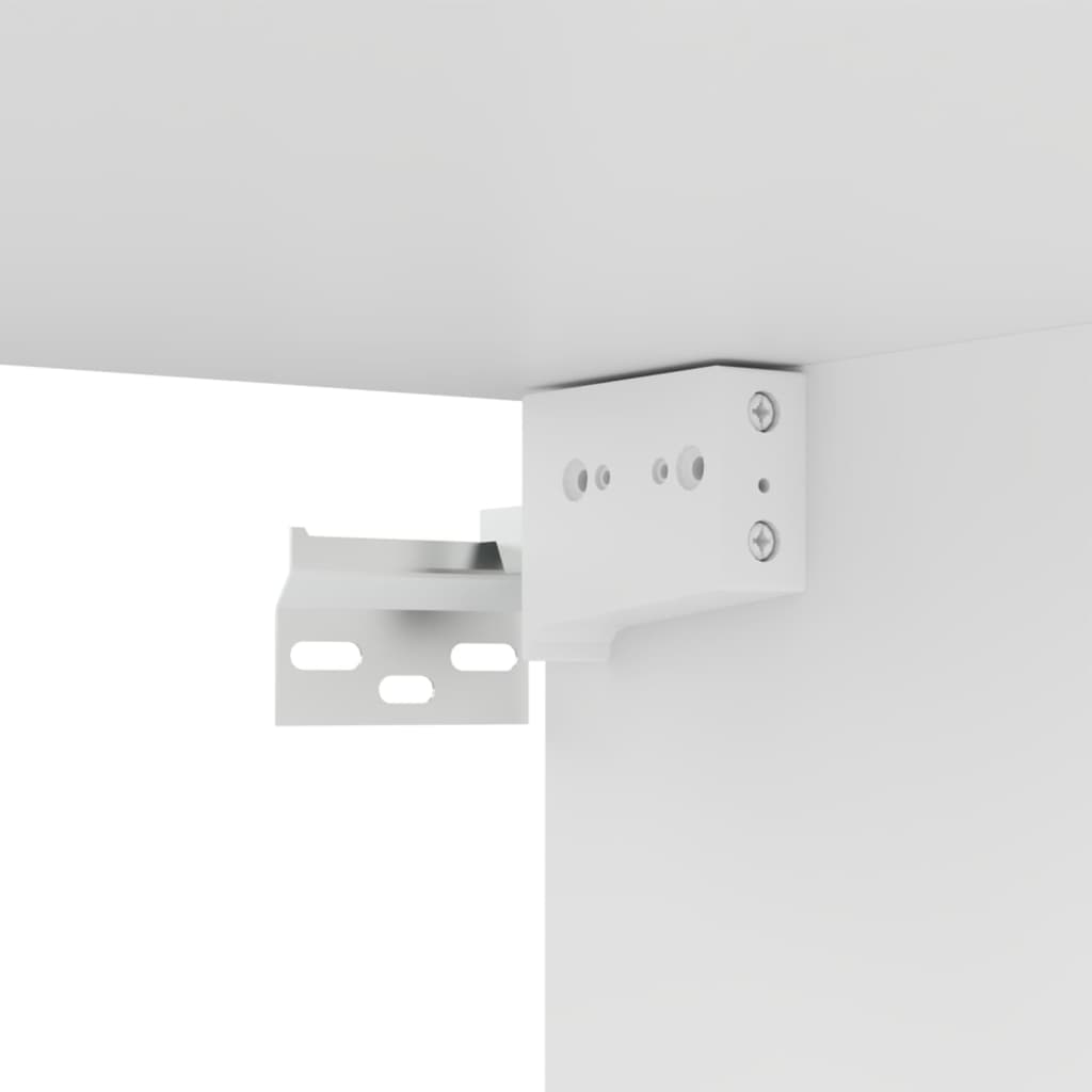 4 db fehér forgácslap tv-szekrény 80 x 30 x 30 cm