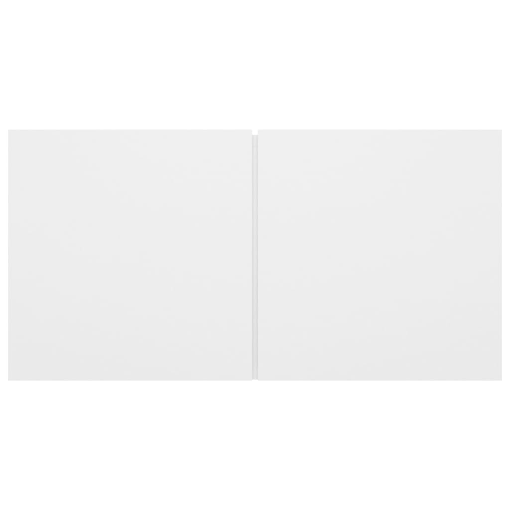 8 részes fehér forgácslap tv-szekrényszett