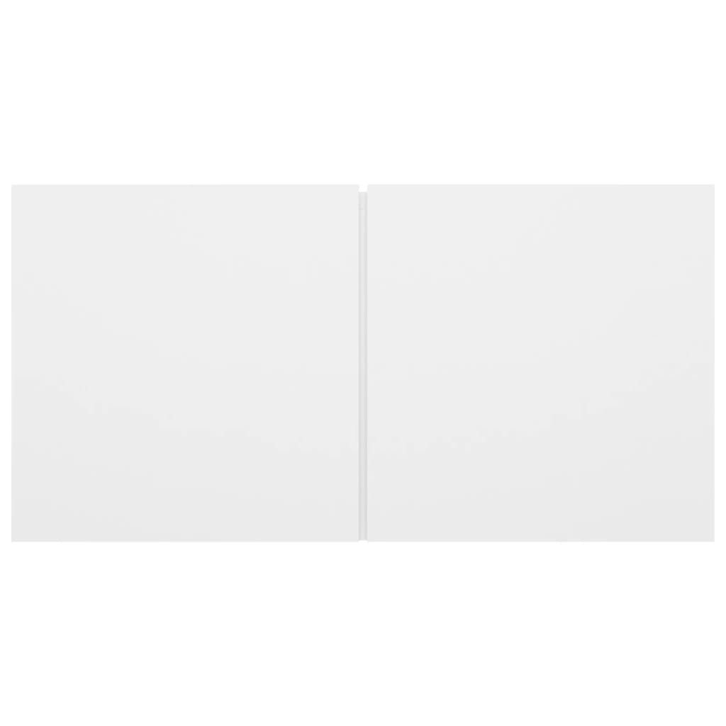 10 részes fehér forgácslap tv-szekrényszett