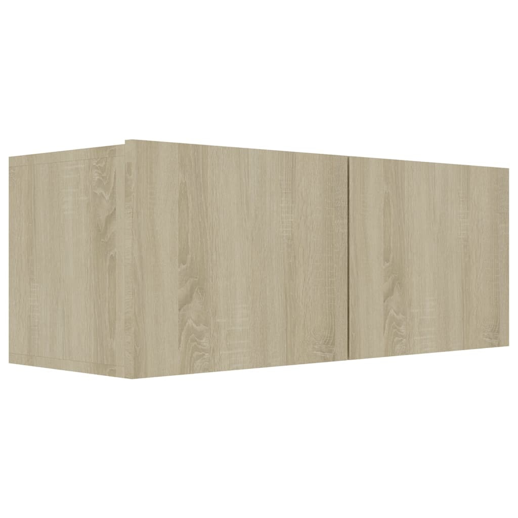 4 db sonoma-tölgyszínű forgácslap tv-szekrény 80 x 30 x 30 cm 4 db sonoma-tölgyszínű forgácslap tv-szekrény 80 x 30 x 30 cm